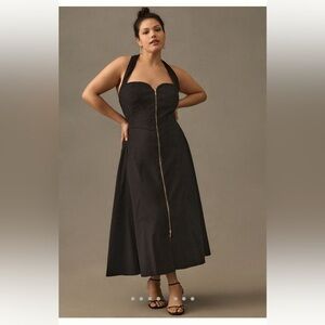 Anthropologie Zip front dress